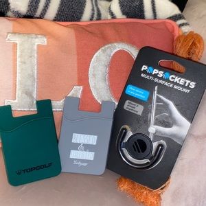 Two card holders for phone&popsocket surface mount